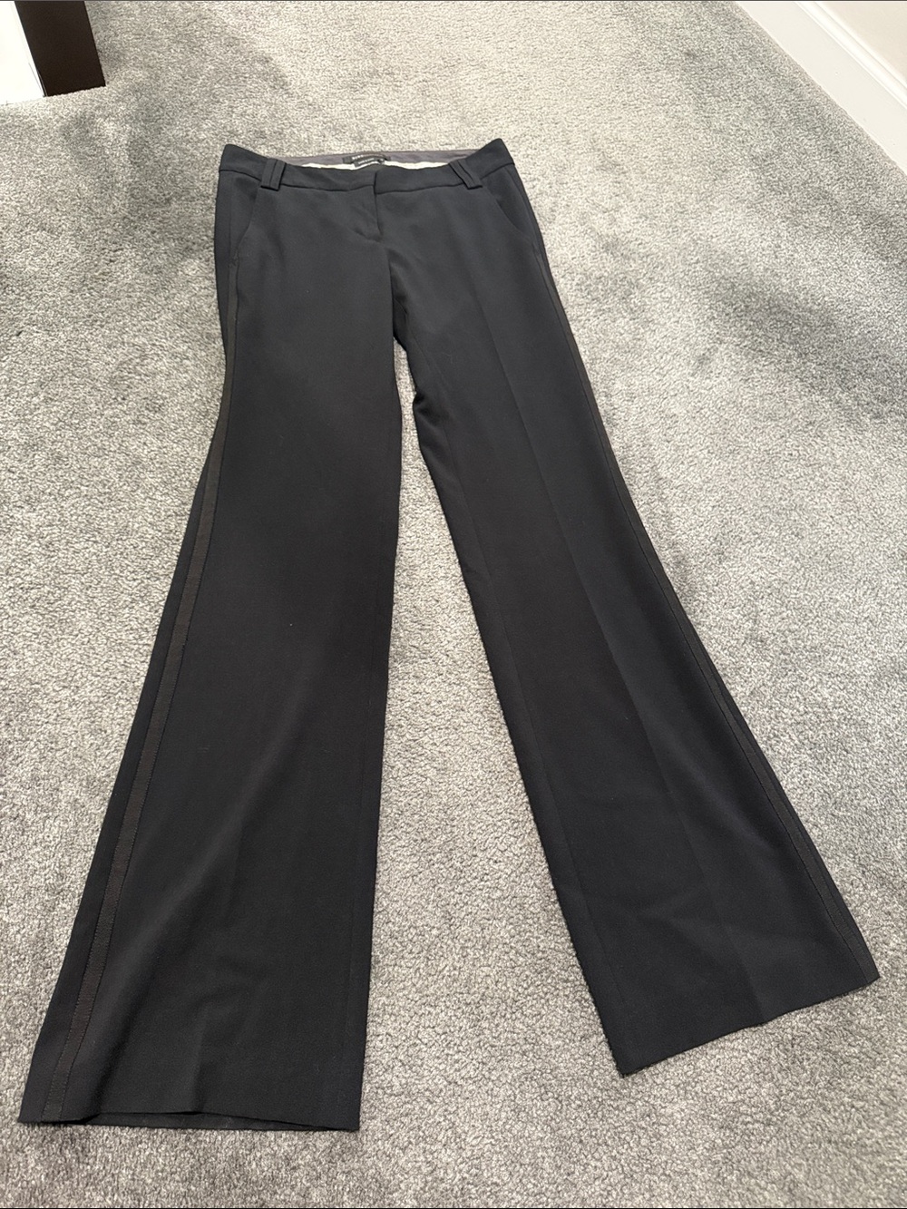 BCBGMaxAzria Black Boot Cut Dress Pants